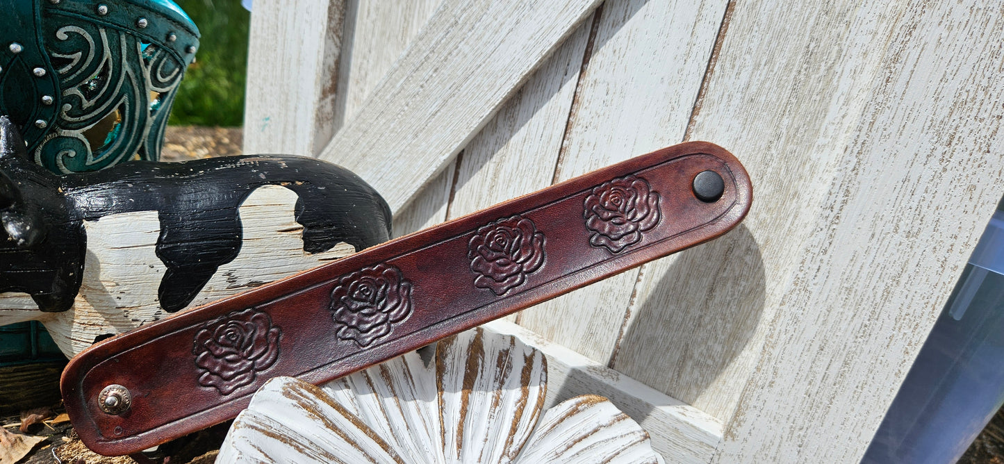 Leather cuff bracelet